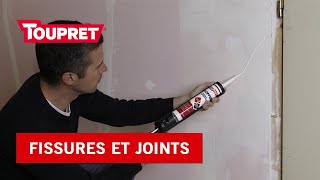 COMMENT RÉPARER UNE FISSURE EN INTÉRIEUR  TUTO STOPPER FISSURES [upl. by Eerak]