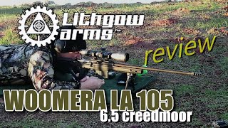 LITHGO ARMS Woomera LA105 65 Creedmoor [upl. by Annaeerb]