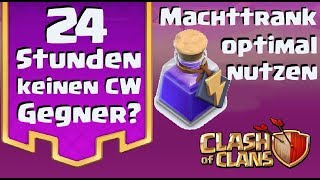 458 24 Stunden Clanwar Suche  Machttrank optimal eingesetzt  Clash of Clans Deutsch COC [upl. by Hsak200]