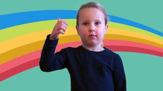 Milk in Sign Language ASL Dictionary for kids [upl. by Qifar]