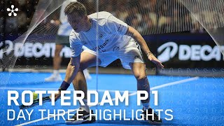 Rotterdam Premier Padel P1 Highlights day 3 men [upl. by Eziechiele969]