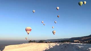 Pamukkale hot air balloon ride [upl. by Calli]