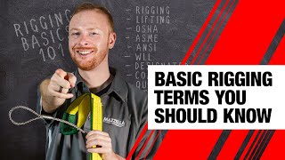 Basic Rigging Terms You Should Know [upl. by Assirrak180]