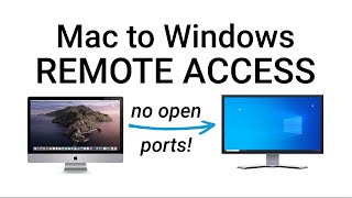 How to Remote Access a Windows computer from a Mac [upl. by Ardell]