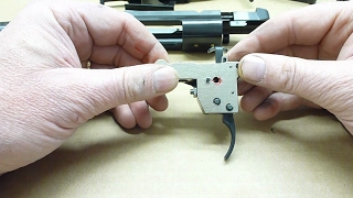 Howa 1500 HACT Trigger Job reducing the trigger pull weight [upl. by Stoffel]