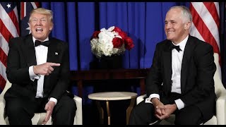 Listen to the leaked audio of Australian Prime Minister Malcolm Turnbull​ mocking Trump [upl. by Yelime345]