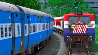 TRAINS HIGH SPEED PERFECT CROSSING  BUMPY RAILROAD Train Simulator  Railworks  NTG GAMING [upl. by Alphonsine415]