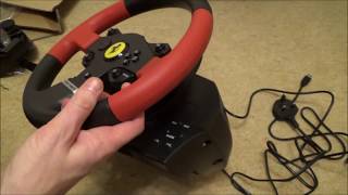 Unboxing the Thrustmaster T150 Ferrari Force Feedback Wheel for PS4 amp PS3 [upl. by Pierette]