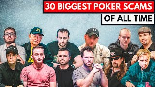 30 BIGGEST POKER SCAMS AND CONTROVERSIES OF ALL TIME [upl. by Ericka685]