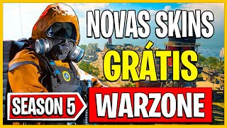 RESGATE AGORA NOVAS SKINS GRÁTIS WARZONE 3 E MODERN WARFARE 3 SEASON 5 SKINS ESPECIAIS WARZONE [upl. by Pickering]