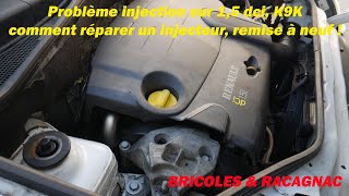 😮👍Problème injection sur 15 dci Renault K9K comment réparer un injecteur😮👍 [upl. by Arotal266]