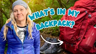 WHATS IN MY BACKPACK 🎒  Hiking Tips [upl. by Brewer]