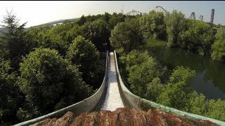 Loggers Leap  Thorpe Park POV [upl. by Aissatsana]