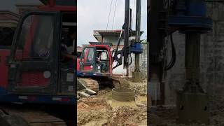 Amazing technology machine pit digging machine in less time  shorts trending machine youtube [upl. by Ezitram]