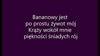 Bananowy song  Vox tekst [upl. by Navar200]