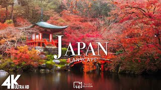 FLYING OVER JAPAN 4K UHD Amazing Beautiful Nature Scenery with Relaxing Music  4K VIDEO ULTRA HD [upl. by Bubb]