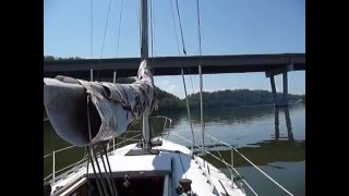 Sailing our new Helms 27 to Watts Bar Lake Tn [upl. by Blanca]