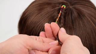 How to attach hair wrap  hair braid [upl. by Asirram]