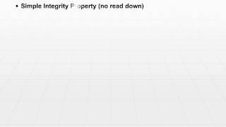 18 Biba Model Explained Data Integrity vs B La Padulla [upl. by Eki]