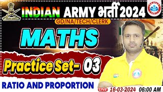 Indian Army 2024  Army GDNATechClerk Maths Practice Set 03 Army Maths Previous Year Questions [upl. by Assert]