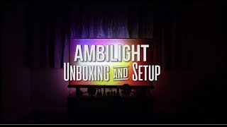 AliExpress DIY Ambilight Unboxing amp Installation Cheap Ambilight setup  ZOFIPO YINICE Ambilight [upl. by Oiramat]