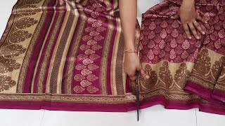 सिर्फ 10 Minute मे बनाए Beautiful Lehenga  Lehenga Cutting and Stitching From Old Saree [upl. by Enelym837]