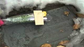 Gia Carangis Grave Feb 13th 2011mpg [upl. by Bilski]