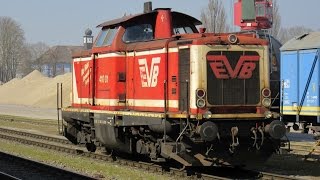 EVB 410 01 211 323 V 100 quotWestquot Motorstart und rangieren [upl. by Dorcea]