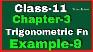 Example 9 Chapter3 Class 11 Math  Example9 Class11 Ch 3 NCERT Math  Chapter3 Example9 Class11 [upl. by Kendrah]