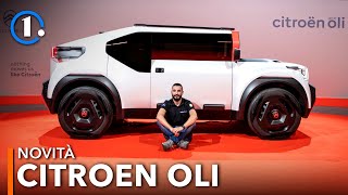 Citroen Oli  Ecco il BSUV elettrico leggero ed economico e fa tanti km [upl. by Sugar437]