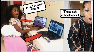 Minai Got Caught PLAYING ROBLOX IN CLASS 😱 Big Mistake [upl. by Prebo]