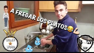 Tutorial de como fregar platos XD [upl. by Suollecram]