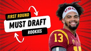 2024 NFL DYNASTY ROOKIE DRAFT ROUND 1 [upl. by Nhar]