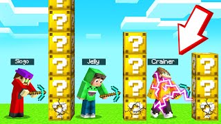 First To BREAK ALL LUCKY BLOCKS WINS Minecraft [upl. by Trude]