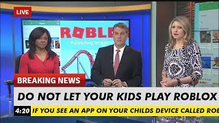 News Reporters Say Roblox Is Not Kid Friendly [upl. by Ahsiken]