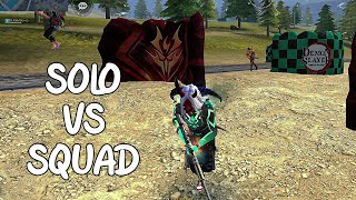 SOLO VS SQUAD  22 KILLS  THEY RUSHED ME TOO FAST😱 [upl. by Eenwahs]