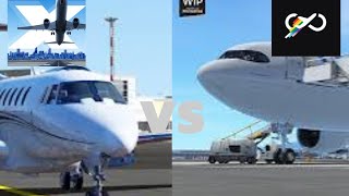 XPlane Mobile VS Infinite Flight aviation planeedits [upl. by Fredra]