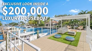 An exclusive look inside a custom 200000 boathouse in Ft Lauderdale Florida [upl. by Desdee211]