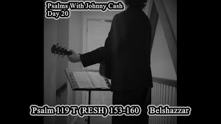 Psalm 119 T RESH 153160 Belshazzar johnnycash johnnycashcover countrymusic telecaster music [upl. by Telford]