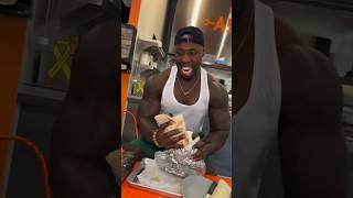 This Big Sloppy Joker got Crazy after getting a Huge Roll 😂 ndochamp gymmotivation youtubeshorts [upl. by Airetnohs]