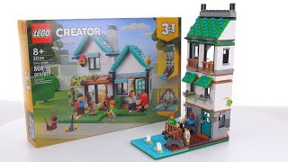 LEGO Creator 3in1 Cozy House 31139 quotBquot model review I did not see that coming [upl. by Chevy]