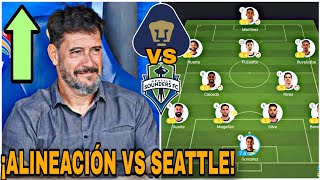 ✅ BOMBA🔥ALINEACIÓN DE PUMAS vs SEATTLE  LEAGUES CUP 2024  LLEGARÍA A PUMAS  REFUERZOS PUMAS 2024 [upl. by Eberhard]