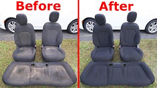 How To Super Clean Cloth and Leather Seats [upl. by Gnot]