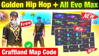 All Evo Gun Max  Golden Hip Hop Craftland Code 2024 😱🔥 Craftland Map Code  New Craftland Map Code [upl. by Dhumma]