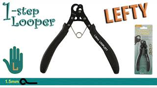 Beadsmith One Step Looper Lefty Plier – Instantly Create Consistent Loops in One Step [upl. by Hanforrd]