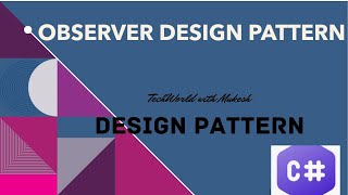 Understanding the Observer Pattern  Behavioral Design Patterns Explained [upl. by Jc]