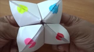 How to make a Paper Fortune Teller [upl. by Ronoel]