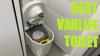 The BEST TOILET For Van Life Hint not composting [upl. by Sucramed191]