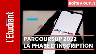 Parcoursup 2022  Que faire pendant la phase dinscription [upl. by Ainezey224]