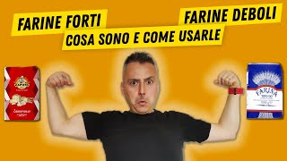 Farine Forti vs Farine Deboli  Cosa Sono e Come Usarle In Base al Glutine  Pizza Digeribile [upl. by Jillian]